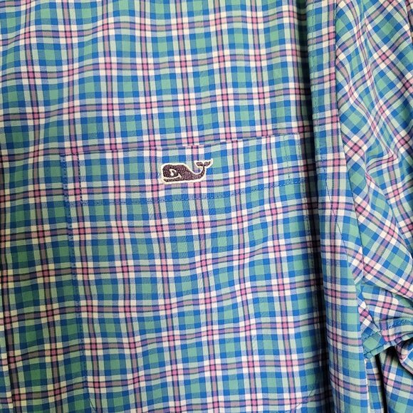 Vineyard Vines Performance Classic Fit Tucker Plaid Shirt. Size XS - Picture 2 of 8